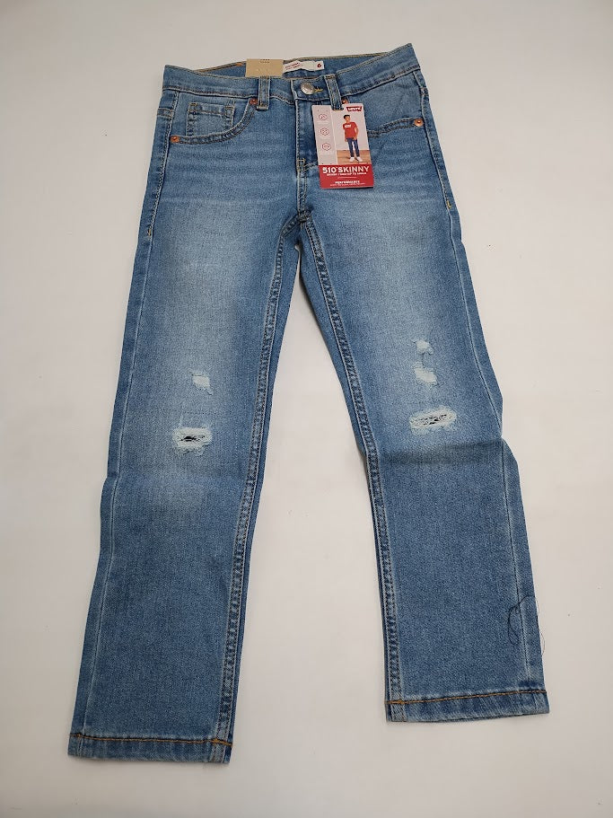 Levi's Boys' 510 Skinny Fit Everyday Performance Jeans - Blue 6