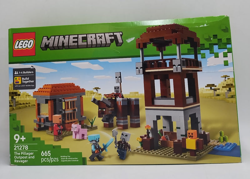 LEGO Minecraft The Pillager Outpost and Ravager 21278 SEE DETAILS
