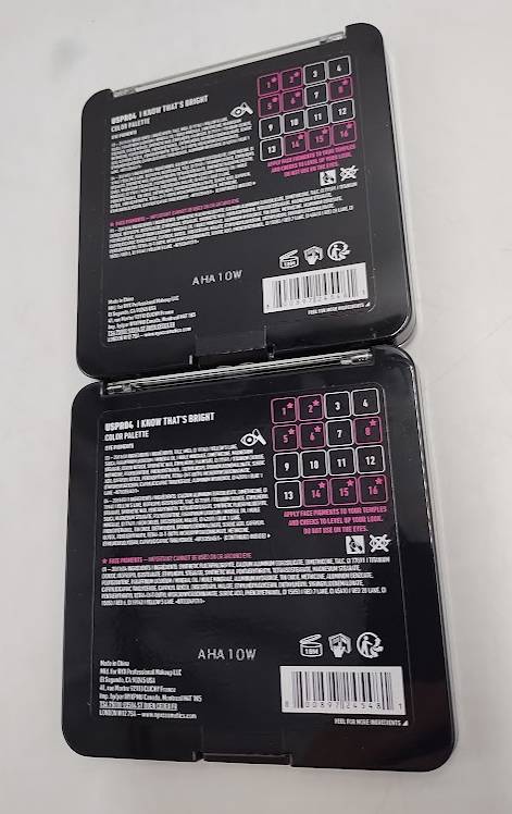 LOT OF 2 NYX Professional Makeup Eyeshadow Palette - I Know That's Bright