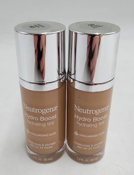 LOT OF 2!! Neutrogena Hydro Boost Hydrating Tint Foundation - 60 Natural Beige
