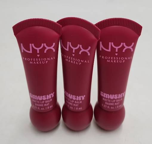 LOT OF 3 NYX Professional Makeup Smushy Soft Matte Lip - Squeeze n' Sizzle