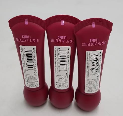 LOT OF 3 NYX Professional Makeup Smushy Soft Matte Lip - Squeeze n' Sizzle