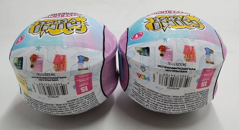 LOT OF 2!!! MGA's Miniverse Make It Mini Fragrances Mini Collectibles