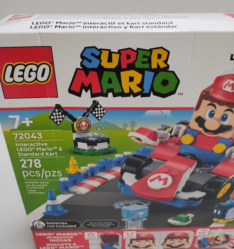 LEGO Super Mario: Mario Kart - Interactive LEGO Mario & Standard Kart 72043 SEE DETAILS