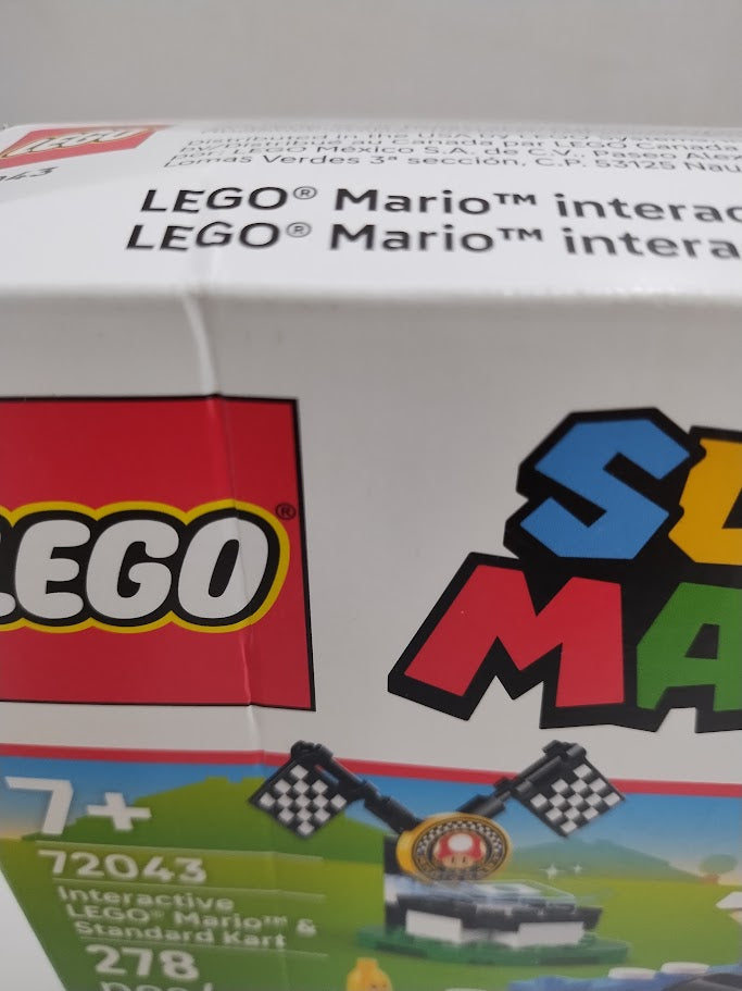 LEGO Super Mario: Mario Kart - Interactive LEGO Mario & Standard Kart 72043 SEE DETAILS