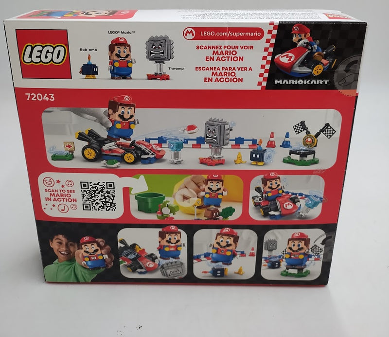 LEGO Super Mario: Mario Kart - Interactive LEGO Mario & Standard Kart 72043 SEE DETAILS