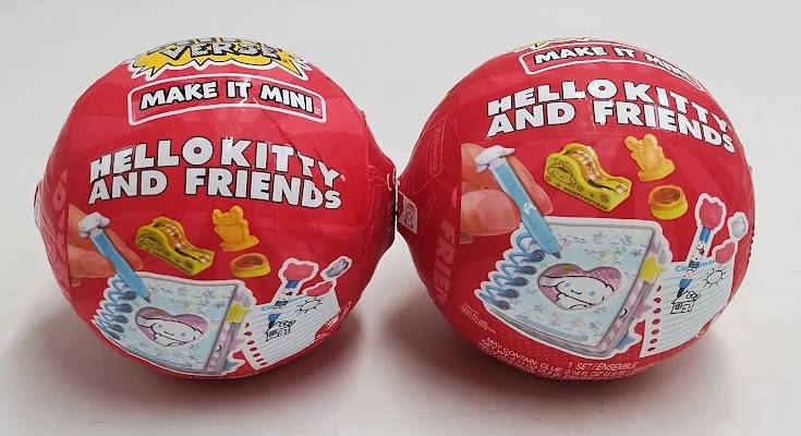 LOT OF 2!!! MGA's Miniverse Make it Mini Hello Kitty and Friends Series 3