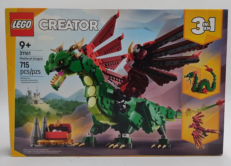 LEGO Creator 3 in 1 Medieval Dragon Building Toy  31161 SEE DETAILS