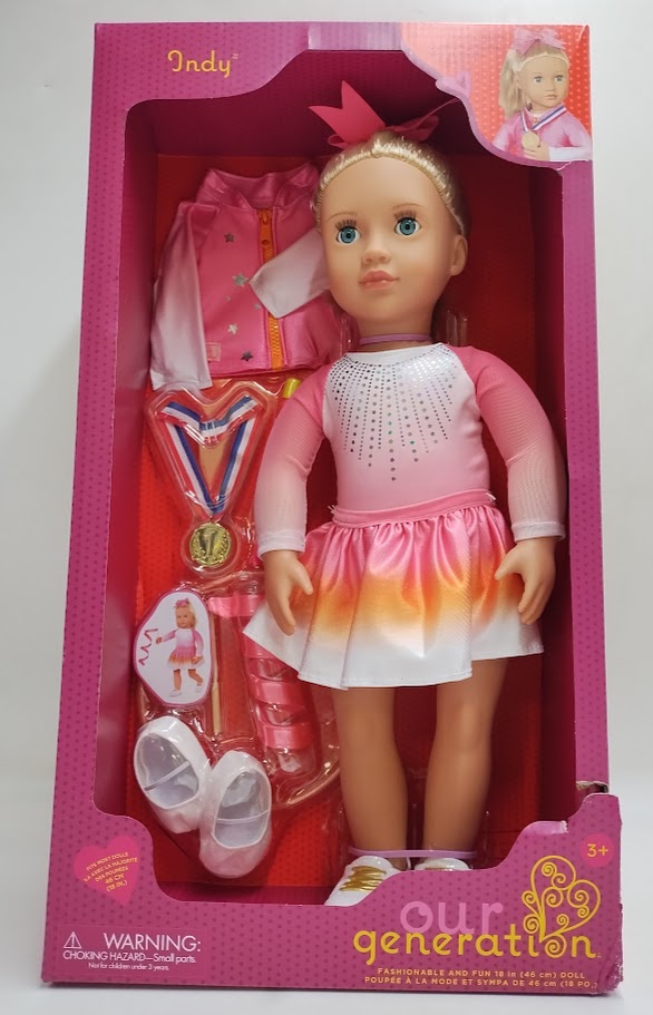 Our Generation Indy 18" Doll & Gymnastics Accessory Set SEE DETAILS