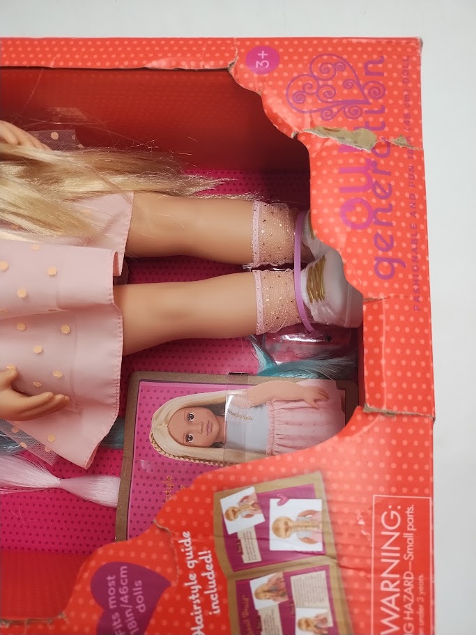 Our Generation Poppy 18" Hair Grow Doll with Hair Clips SEE DETAILS
