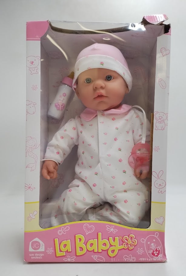 JC Toys La Baby 20" Baby Doll - Pink Outfit SEE DETAILS