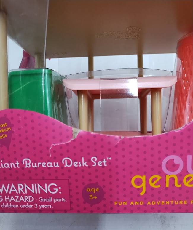 Our Generation Brilliant Bureau Home Desk Accessory Set for 18"Dolls SEE DETAILS