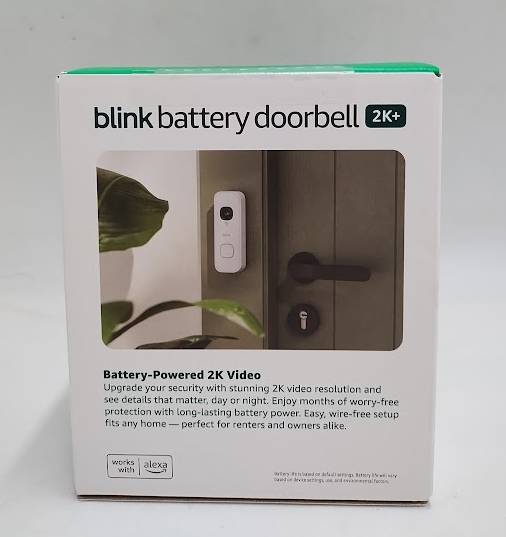 Blink Battery Doorbell 2K+ (White) Sync Module Core