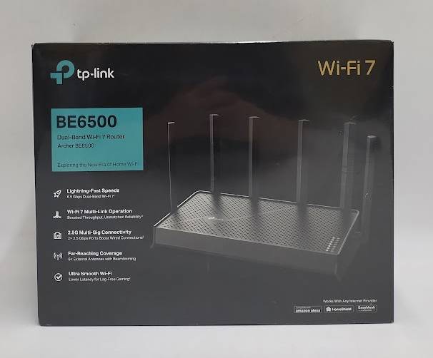 TP-Link Archer BE6500 Dual-Band Mesh Wi-Fi 7 Router
