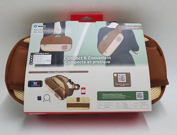 HORI Crossbody Adventure Pack (Wood Brown) for Nintendo Switch 2