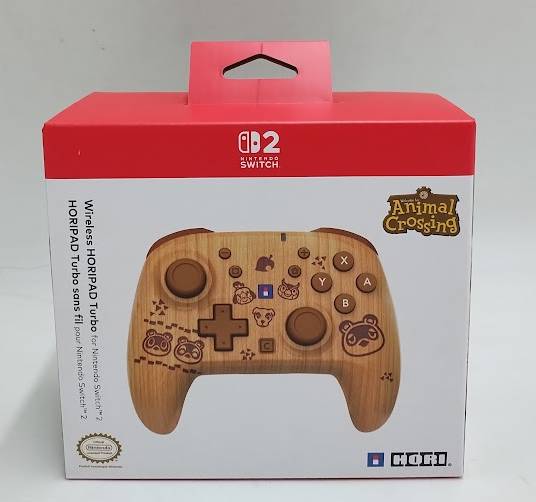 HORI Wireless HORIPAD Turbo (Wood Brown) for Nintendo Switch 2