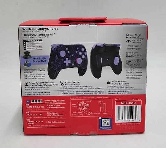 HORI Wireless HORIPAD Turbo (Ditto) for Nintendo Switch 2