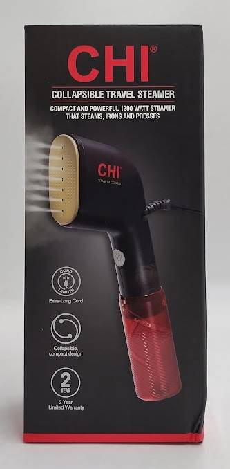 CHI 11611 Compact Garment Steamer Red SEE DETAILS