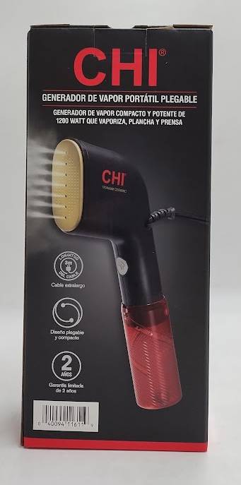 CHI 11611 Compact Garment Steamer Red SEE DETAILS