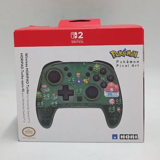HORI Wireless HORIPAD Turbo (Pokemon Pixel Green) for Nintendo Switch 2