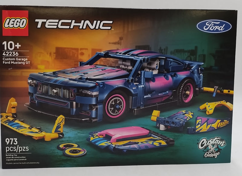 LEGO Technic Custom Garage Ford Mustang GT Car 42236 SEE DETAILS