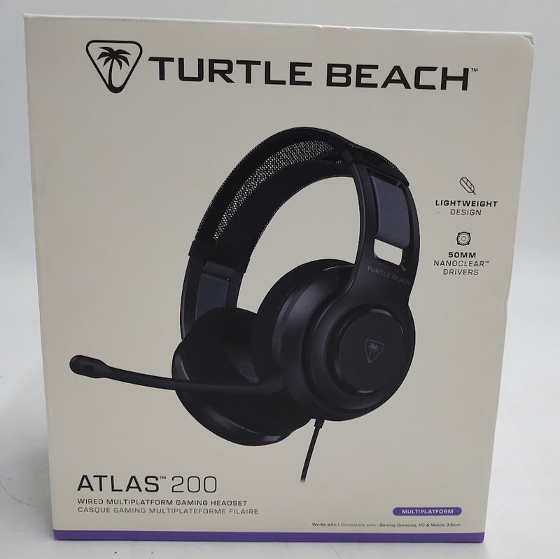 Turtle Beach Atlas 200 Multiplatform Wired Gaming Over-Ear Headset