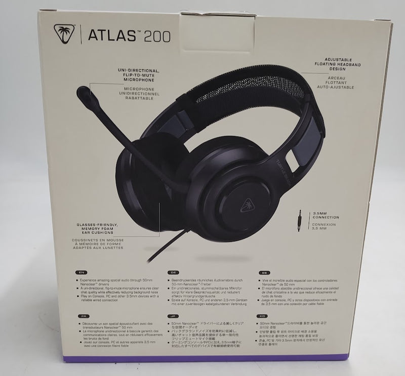 Turtle Beach Atlas 200 Multiplatform Wired Gaming Over-Ear Headset