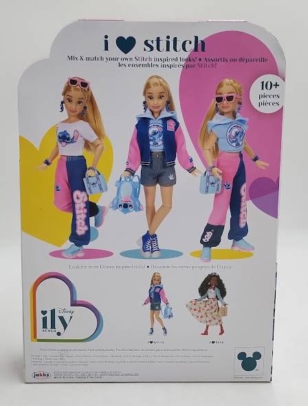 Disney ILY 4ever 12.5" Stitch Doll Varsity Jacket SEE DETAILS