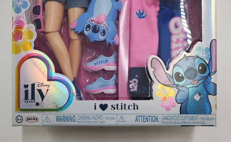 Disney ILY 4ever 12.5" Stitch Doll Varsity Jacket SEE DETAILS