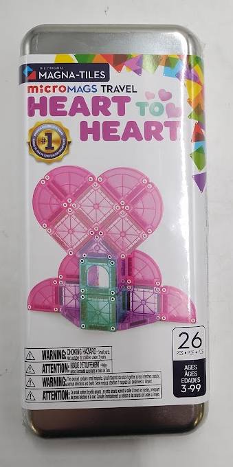 MAGNA-TILES MicroMAGS Travel Set - Heart to Heart