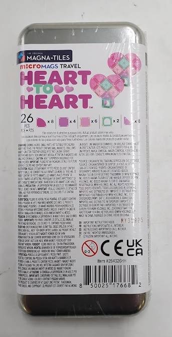 MAGNA-TILES MicroMAGS Travel Set - Heart to Heart
