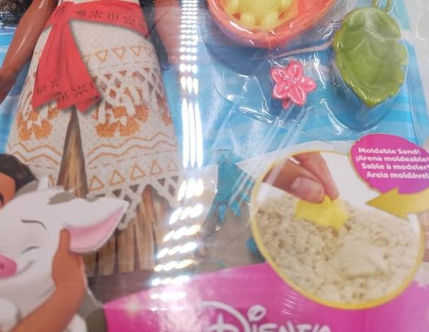 Disney Princess Ocean Friends Moana Doll w/Moldable Sand&Accessories SEE DETAILS