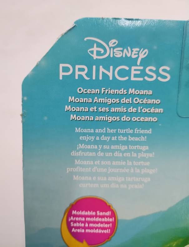 Disney Princess Ocean Friends Moana Doll w/Moldable Sand&Accessories SEE DETAILS