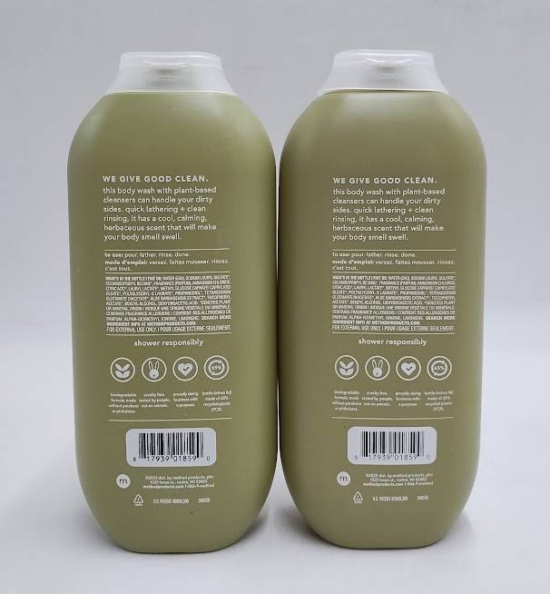 LOT OF 2!! Method Men Body Wash Juniper Sage