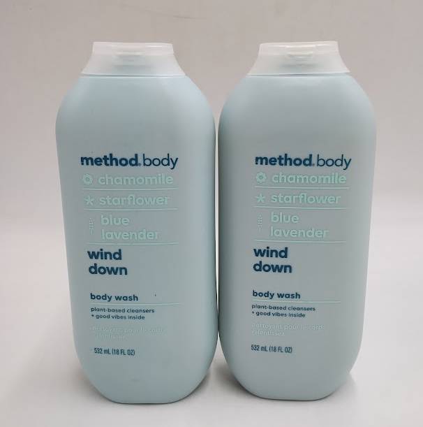 LOT OF 2!! Method Body Wash Wind Down