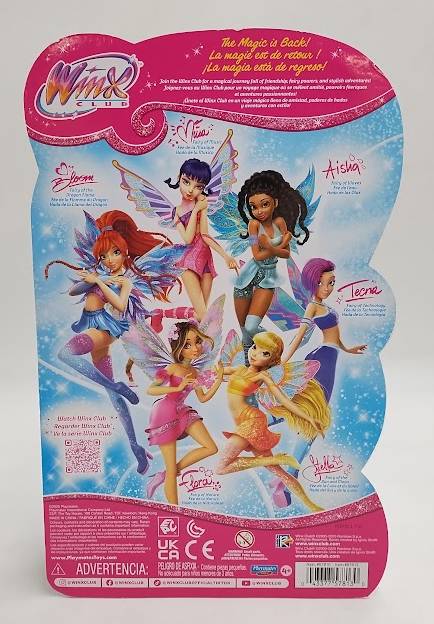 Winx Club Stella Fairy 10.5" Doll Glitter Outfit Removable Wings SEE DETAILS