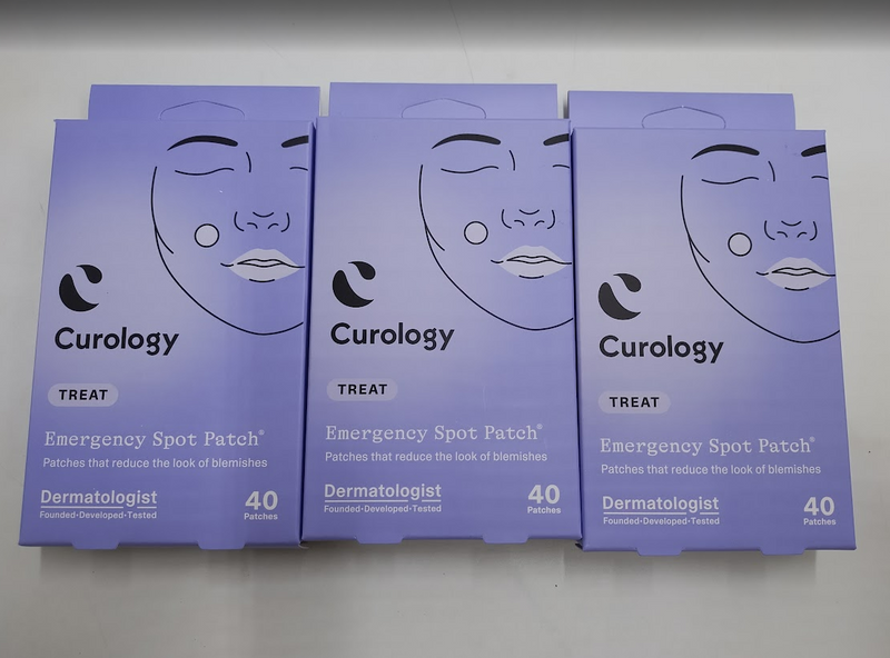 LOT OF 3 Curology Emergency Facial Pimple Patches - 3 PACKS OF 40 Acne Treatment
