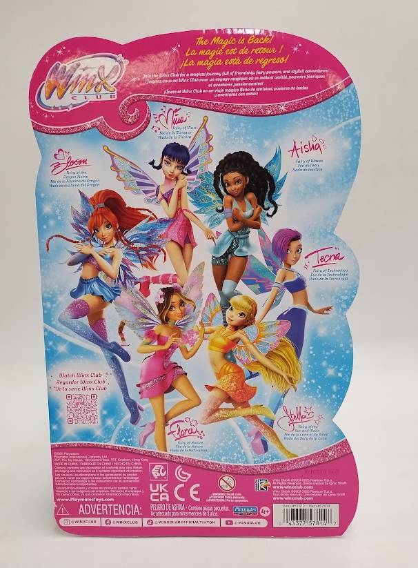 Winx Club Aisha Fairy 10.5" Fashion Doll with Glitter Outfit SEE DETAILS