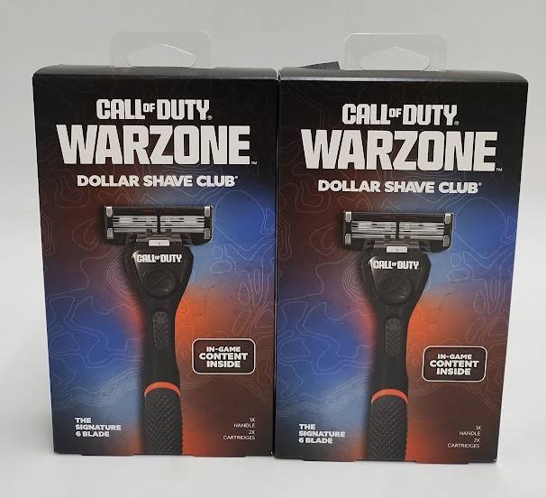 LOT OF 2 !! Dollar Shave Club X Call of Duty Starter Shaving Set