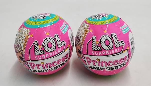 LOT OF 2!! L.O.L. Surprise! Princess Baby Sisters Doll