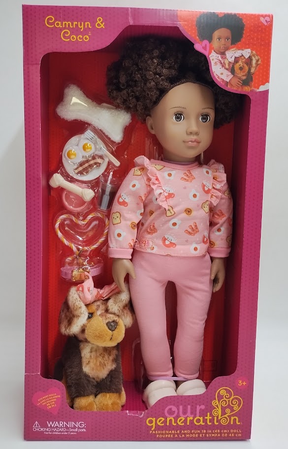 Our Generation Camryn & Coco 18" Matching Doll & Pet Set SEE DETAILS