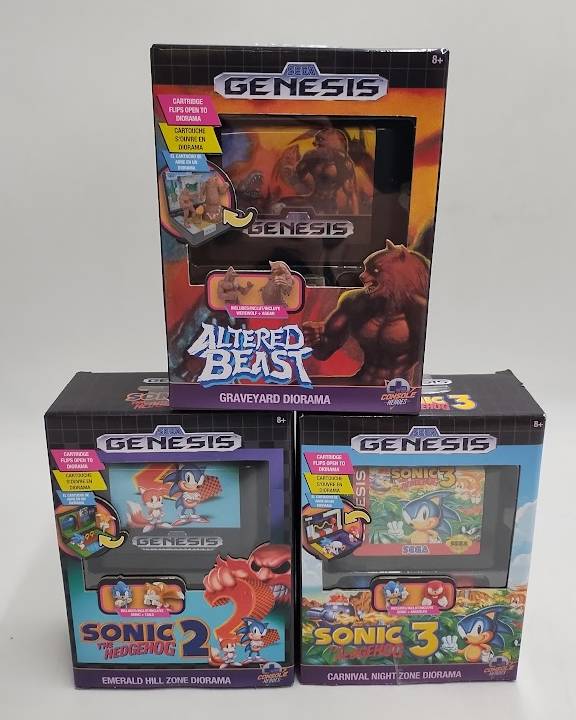 LOT OF 3 !! Console Heroes - Sonic the Hedgehog 2 AND Sonic 3, & Altered Beast