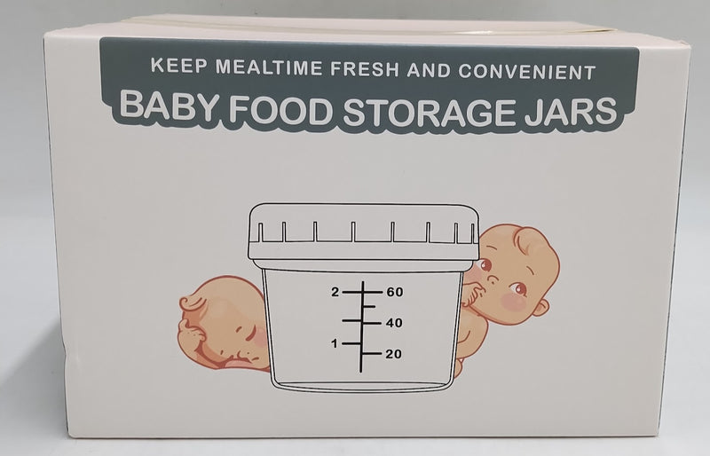 Glass Baby Food Storage Containers 12 Pack 4oz Baby Food Jars Reusable with Lids