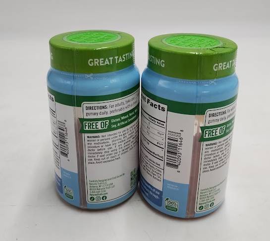 LOT OF 2 !! Nature's Truth Ashwagandha Vegan Gummies EXP 11/2026 OR AFTER