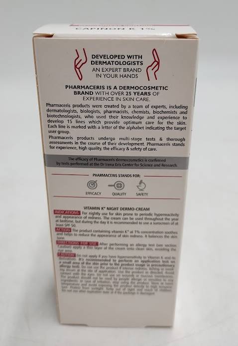 Pharmaceris Redness Soothing Cream  ACTIVE-CAPILARIL FORTE EXP 05/2027