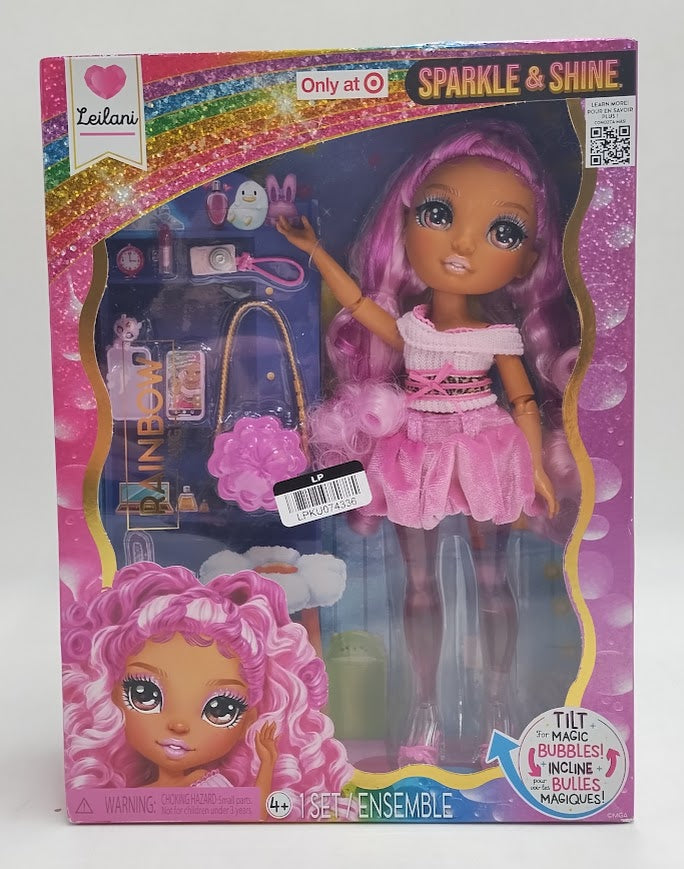 Rainbow High Sparkle and Shine Leilani with Magic Bubbles Legs 11" SEE DETAILS