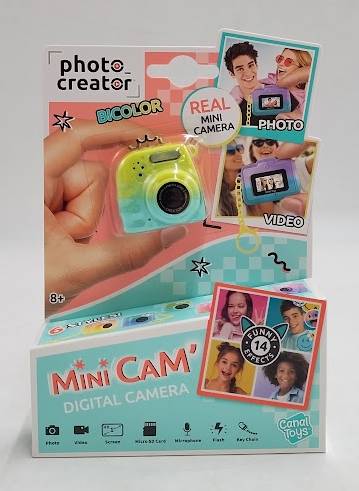 Canal Toys Mini Camera - NEON GREEN & BLUE INSTANT