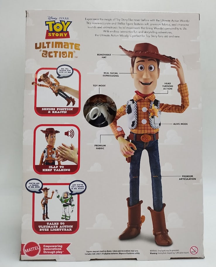 Disney and Pixar Toy Story 5 Ultimate Action Woody 16" SEE DETAILS