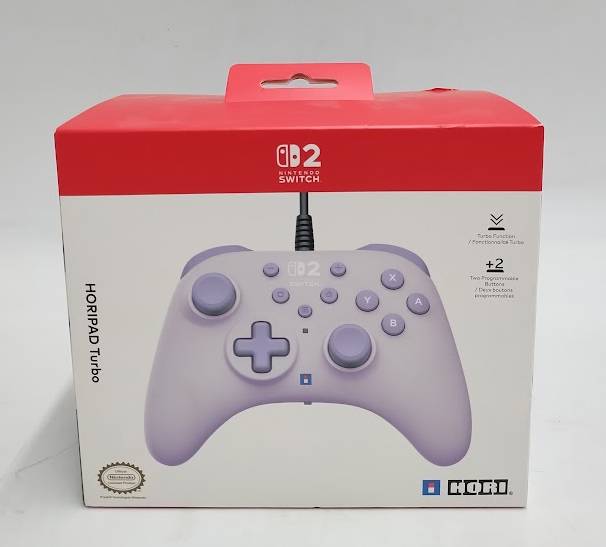 HORI HORIPAD Turbo (Cozy Lavender) for Nintendo Switch 2