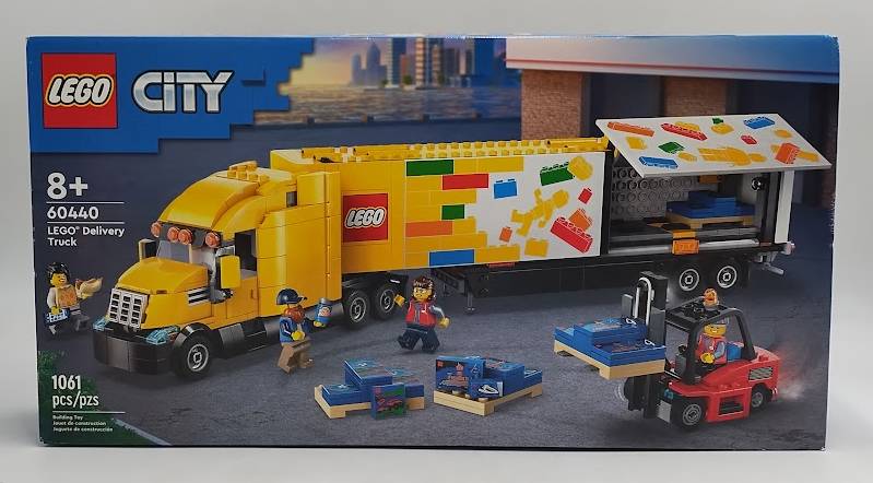 Lego City Yellow Delivery Truck Playset 60440 SEE DETAILS